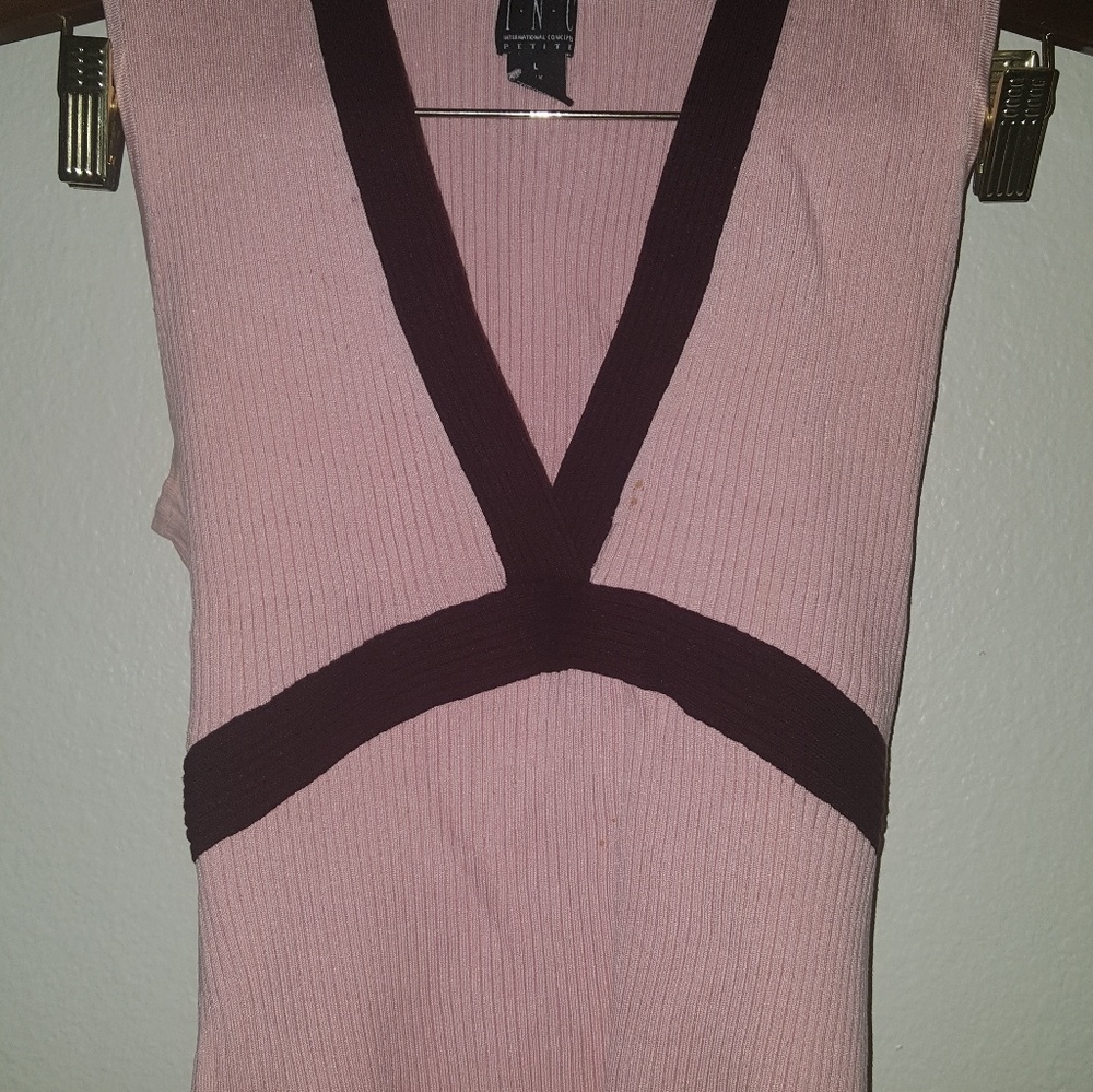 INC silk blend sweater